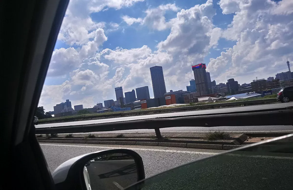Johannesburg skyline and city centre